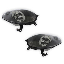 Nissan Micra K12 Black Headlights 2003 - 2007 OEM-Style Aftermarket Left & Right