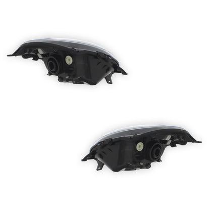 Nissan Micra K12 Black Headlights 2003 - 2007 OEM-Style Aftermarket Left & Right