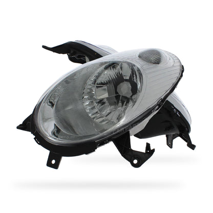 Nissan Micra K12 Chrome Headlights 2003 - 2007 OEM-Style Aftermarket Left & Right