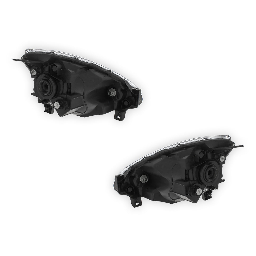 Nissan Micra K13 Chrome Headlights 2013 - 2017 OEM-Style Aftermarket Left & Right