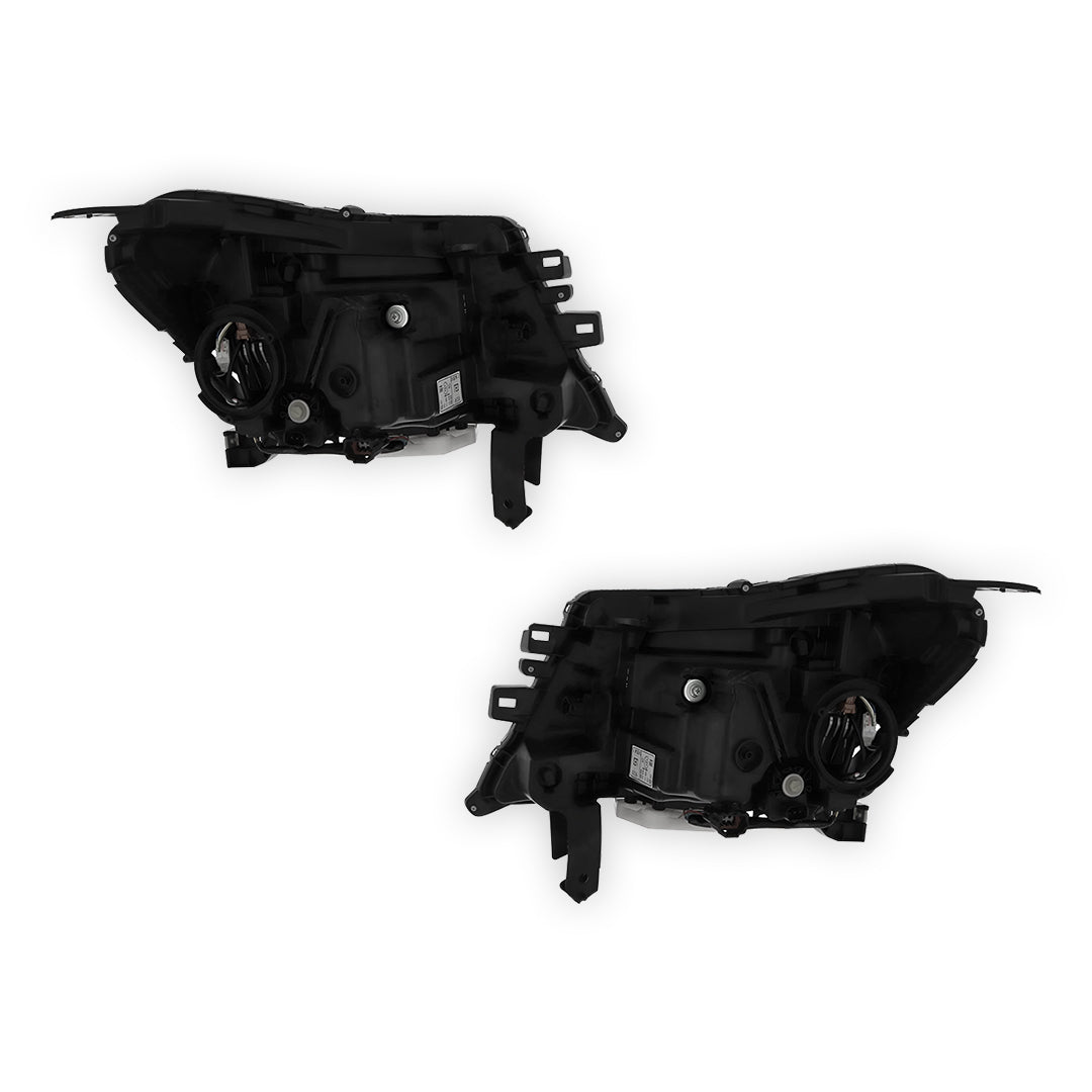 Nissan Navara Chrome D23 Headlights 2016 - 2019 OEM-Style Aftermarket Left & Right