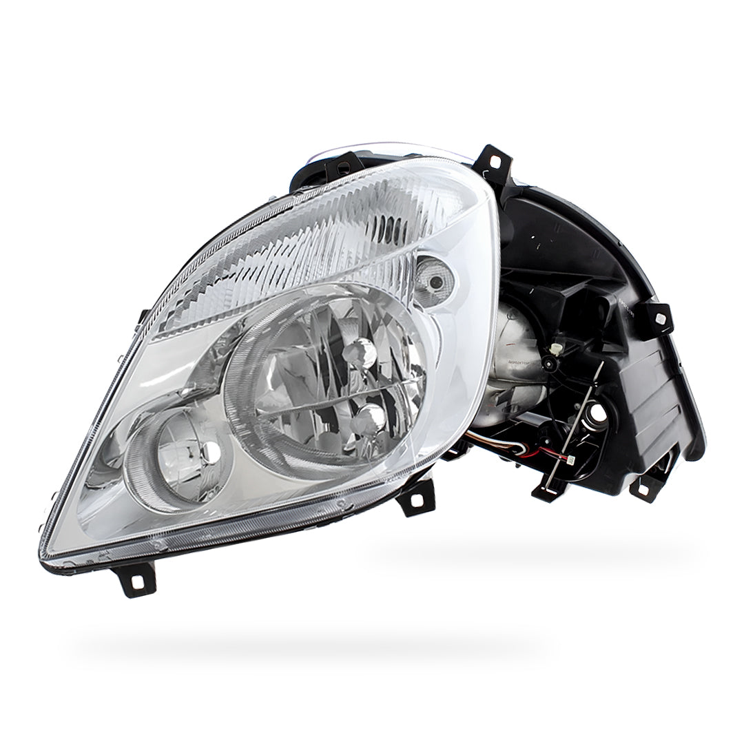 Nissan Navara D23 Black Headlights 2017 - 2022 OEM-Style Aftermarket Left & Right