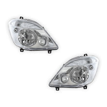 Nissan Navara D23 Black Headlights 2017 - 2022 OEM-Style Aftermarket Left & Right