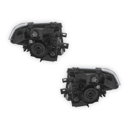 Nissan Navara D40 Chrome Headlights 2005 - 2009 OEM-Style Aftermarket Left & Right