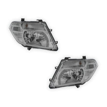 Nissan Navara D40 Chrome Headlights 2010 - 2016 OEM-Style Aftermarket Left & Right