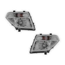 Nissan Navara NP300 Chrome Headlights 2008 - 2010 OEM-Style Aftermarket Left & Right