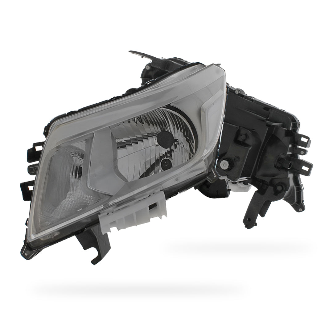 Nissan Navara NP300 D23 Chrome Headlights 2015 - 2017 OEM-Style Aftermarket Left & Right