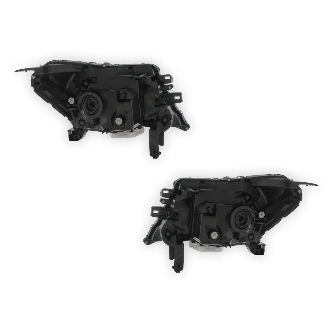 Nissan Navara NP300 D23 Chrome Headlights 2015 - 2017 OEM-Style Aftermarket Left & Right