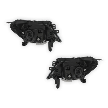 Nissan Navara NP300 D23 Chrome Headlights 2015 - 2017 OEM-Style Aftermarket Left & Right