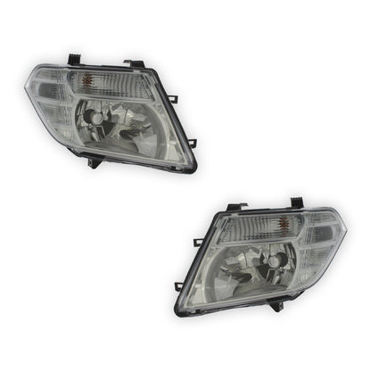 Nissan Pathfinder R51 Chrome Headlights 2010 - 2015 OEM-Style Aftermarket Left & Right