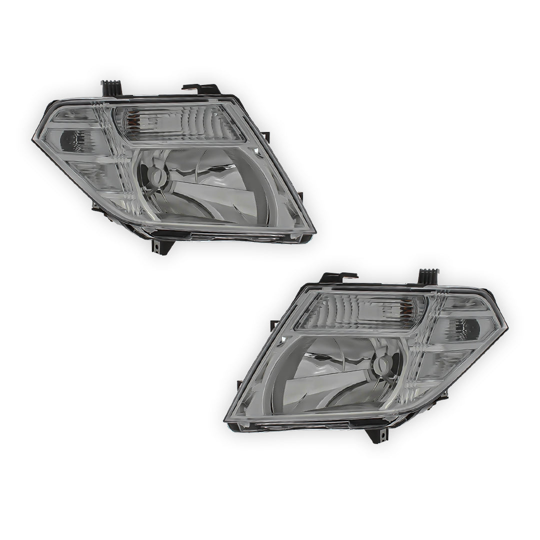 Nissan Pathfinder R51 Chrome Headlights 2010 - 2015 OEM-Style Aftermarket Left & Right