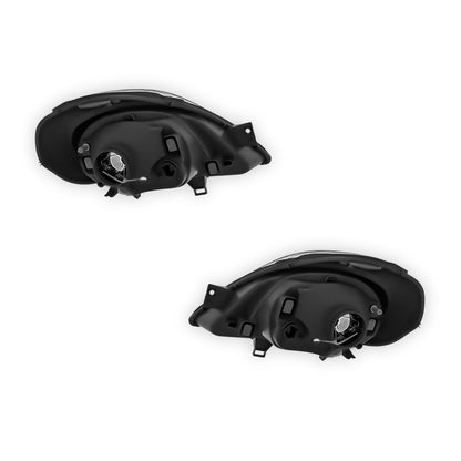 Nissan Primastar Black Headlights 2002 - 2006 OEM-Style Aftermarket Left & Right