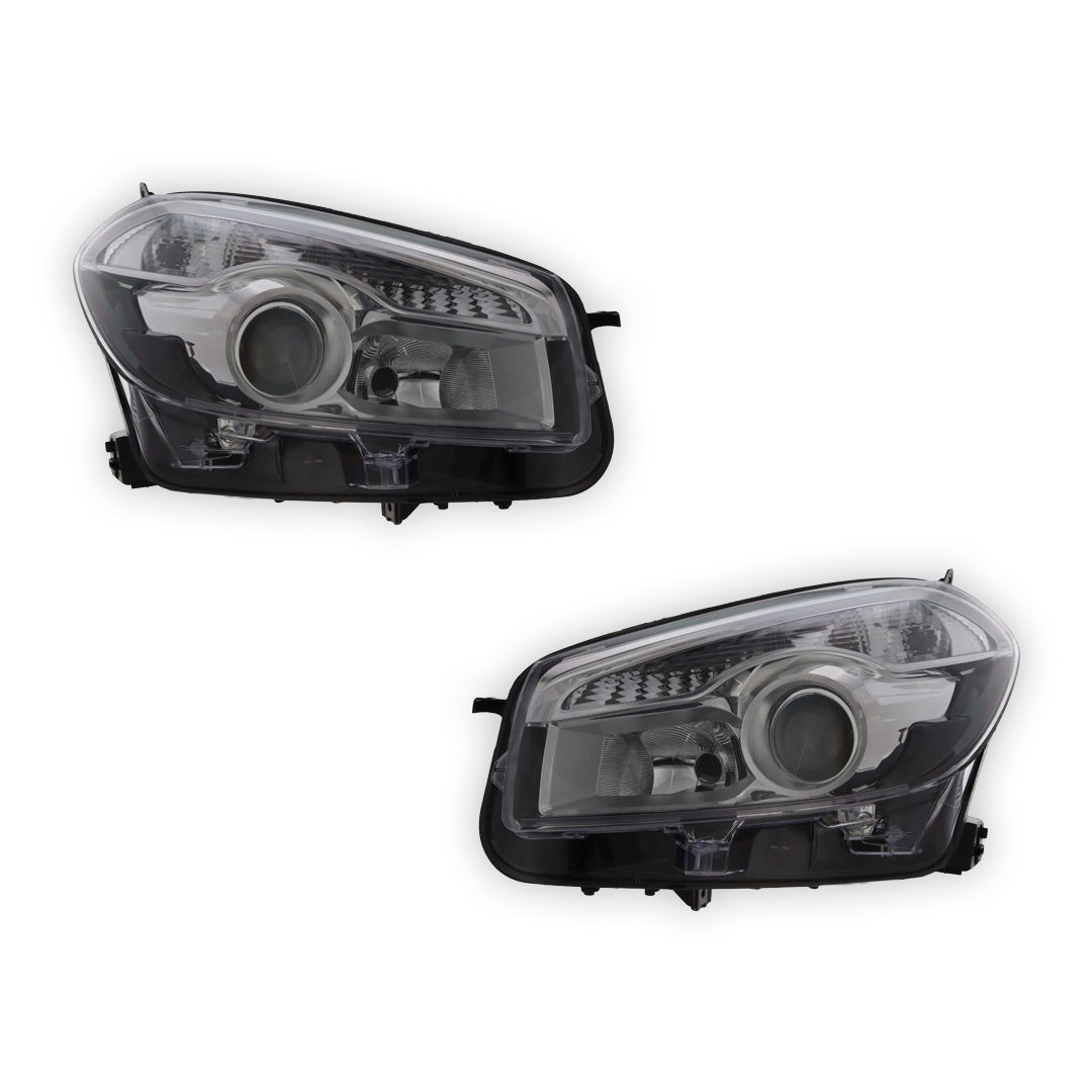 Nissan Qashqai J10 Headlights 2010 - 2014 OEM-Style Aftermarket Left & Right