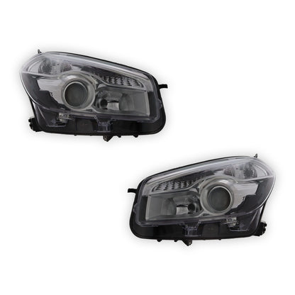 Nissan Qashqai J10 Headlights 2010 - 2014 OEM-Style Aftermarket Left & Right
