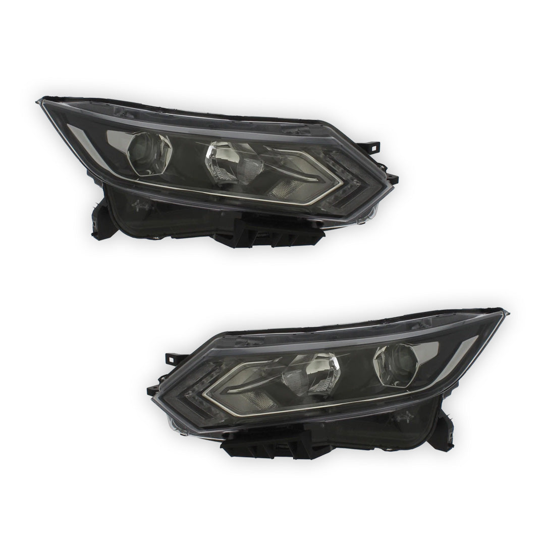 Nissan Qashqai J11 Headlights 2017 - 2022 OEM-Style Aftermarket Left & Right