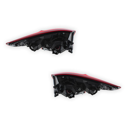 Nissan Qashqai J11 SUV Rear Halogen Outer Tail Lights 2017 - 2022 OEM-Style Aftermarket Left & Right
