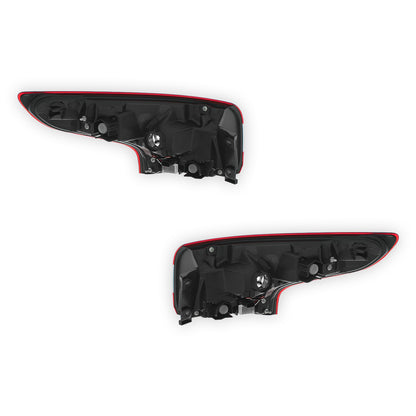 Nissan Qashqai J11 SUV Rear Halogen Tail Lights 2014 - 2017 OEM-Style Aftermarket Left & Right