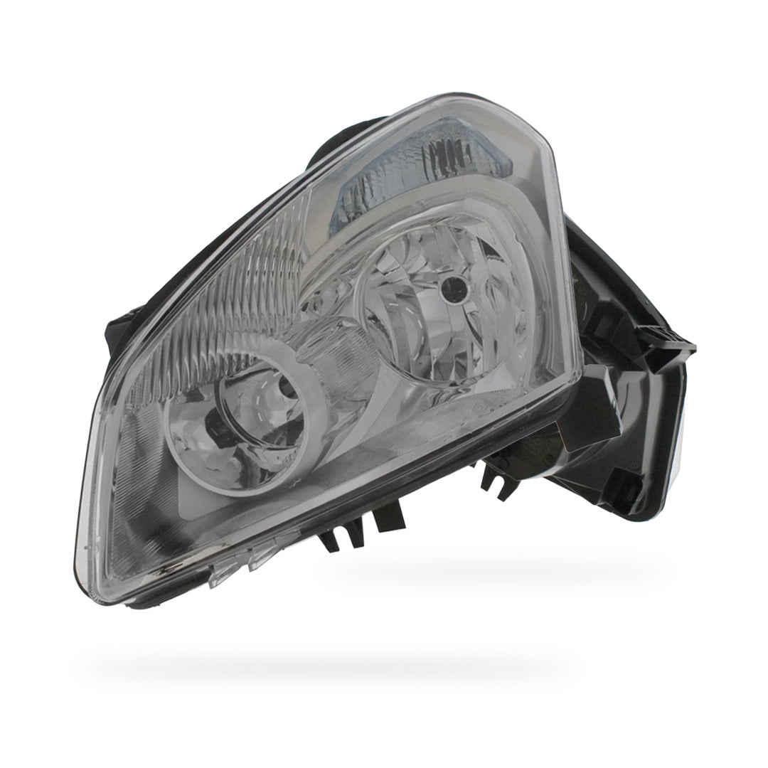 Nissan Qashqai +2 J10 Chrome Headlights 2007 - 2010 OEM-Style Aftermarket Left & Right