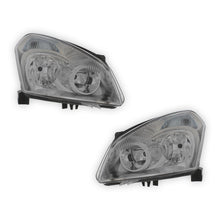 Nissan Qashqai +2 J10 Chrome Headlights 2007 - 2010 OEM-Style Aftermarket Left & Right