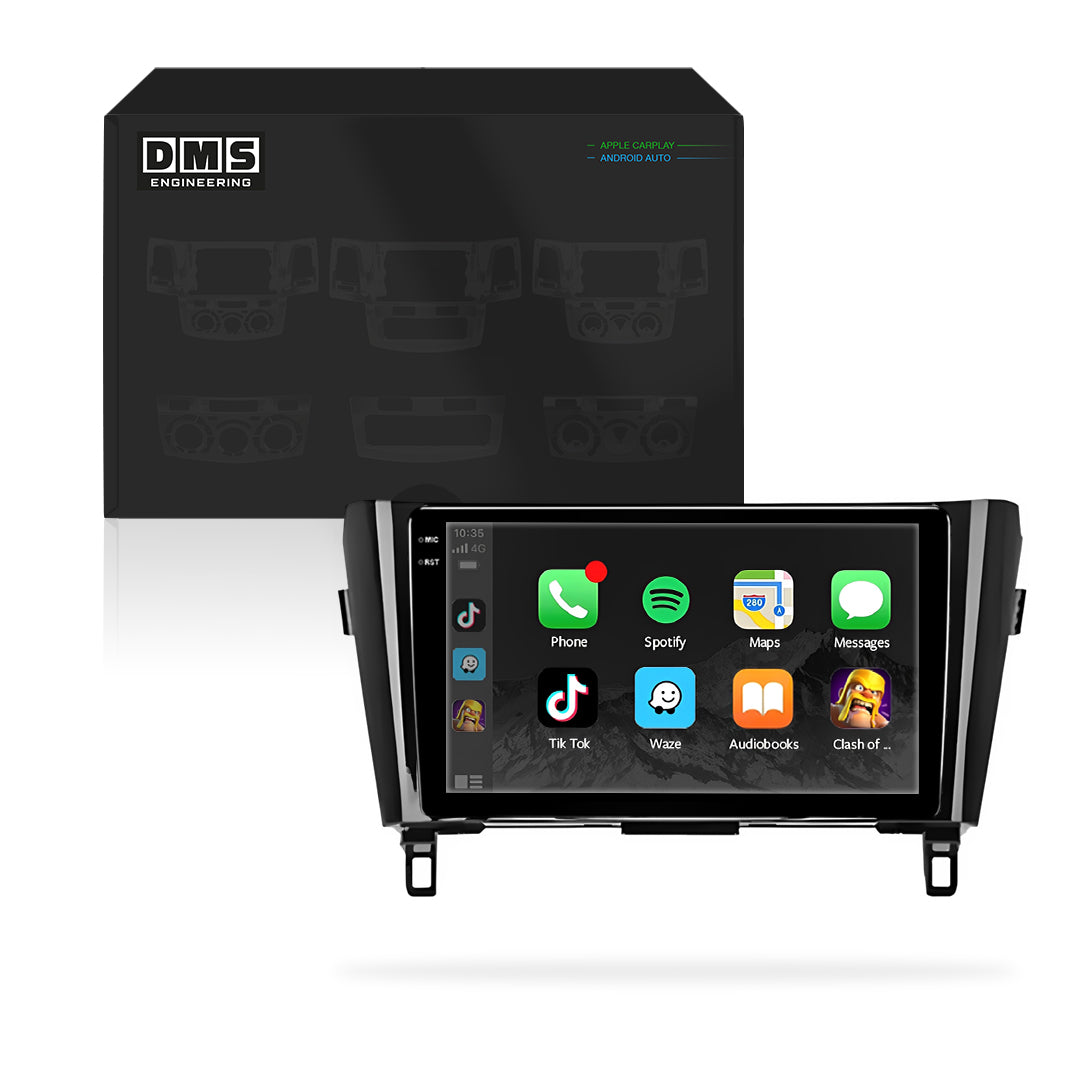 Nissan Qashqai J11 (2014 - 2019) 10.1" Wireless Android 13 Head Unit for Apple CarPlay / Android Auto