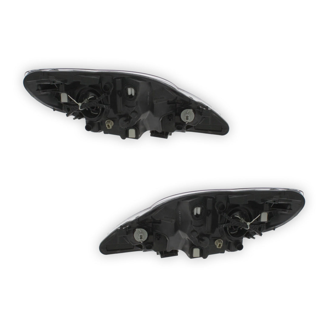 Peugeot 107 Chrome Headlights 2012 - 2015 OEM-Style Aftermarket Left & Right