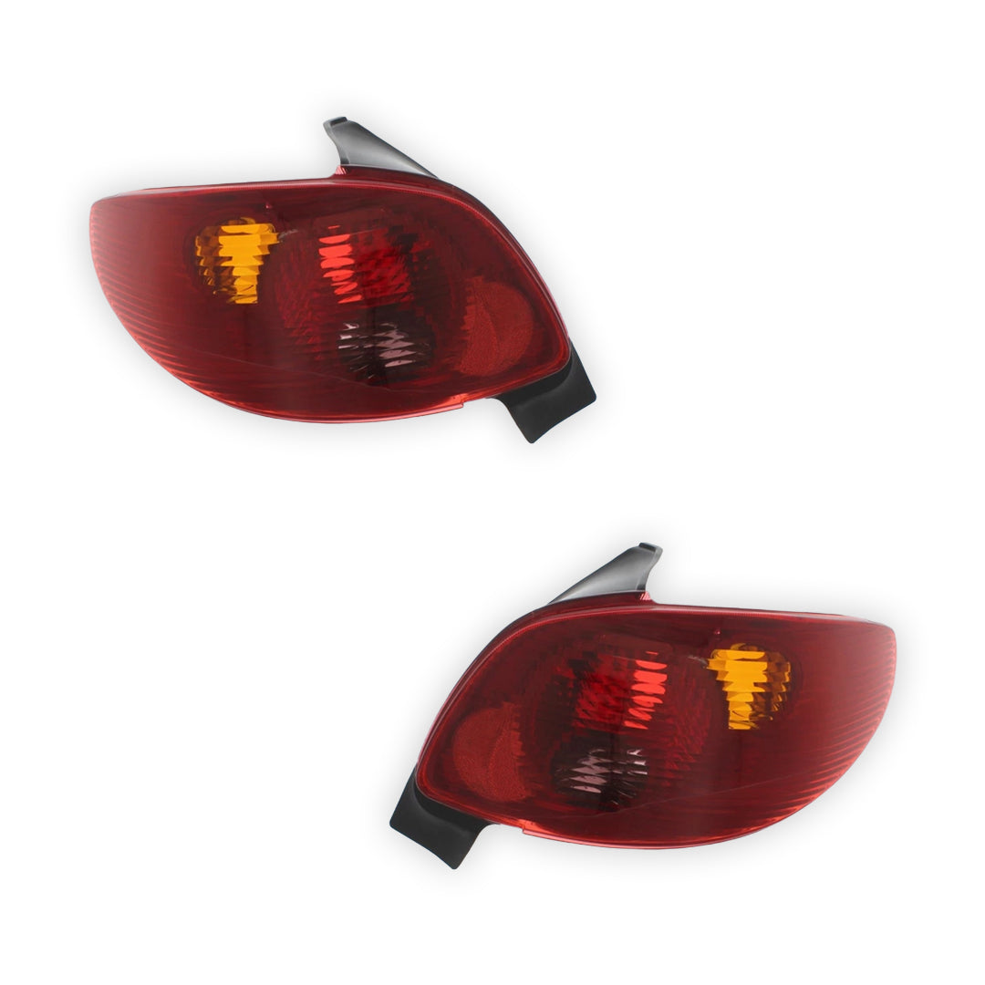 Peugeot 206 Tail Lights 2003 - 2009 OEM-Style Aftermarket Left & Right