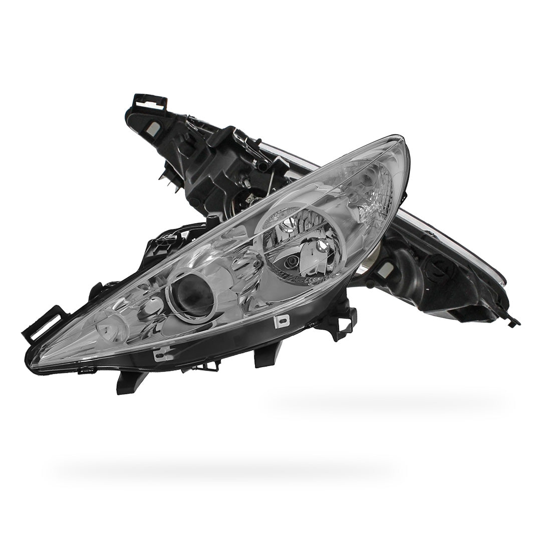 Peugeot 207 Projector Headlights 2006 - 2015 OEM-Style Aftermarket Left & Right