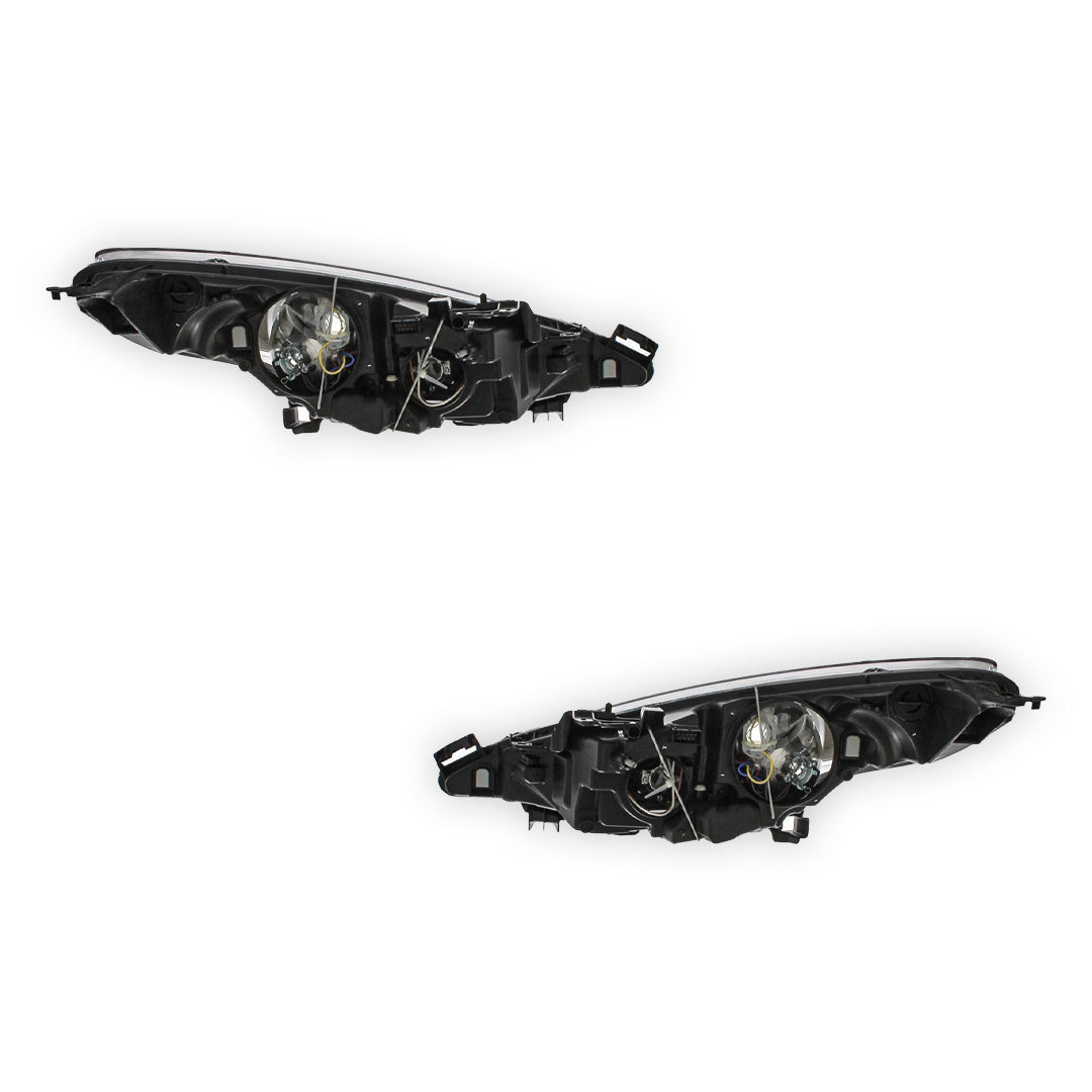 Peugeot 207 Projector Headlights 2006 - 2015 OEM-Style Aftermarket Left & Right