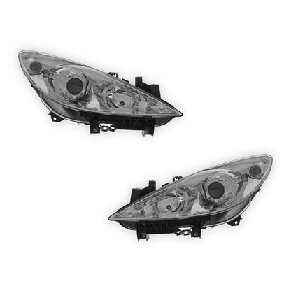 Peugeot 307 Headlights 2005 - 2009 OEM-Style Aftermarket Left & Right