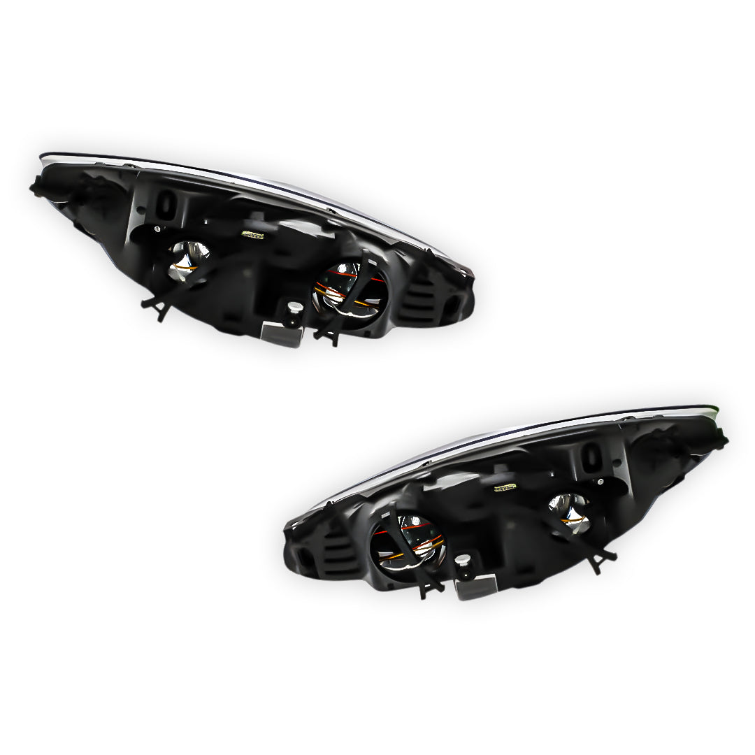 Peugeot 308 T3 Chrome Headlights 2011 - 2013 OEM-Style Aftermarket Left & Right