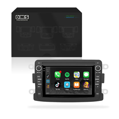 Renault Duster Gen 1 (2013 - 2017) 7" Wireless Android 13 Touchscreen Stereo for Apple CarPlay / Android Auto