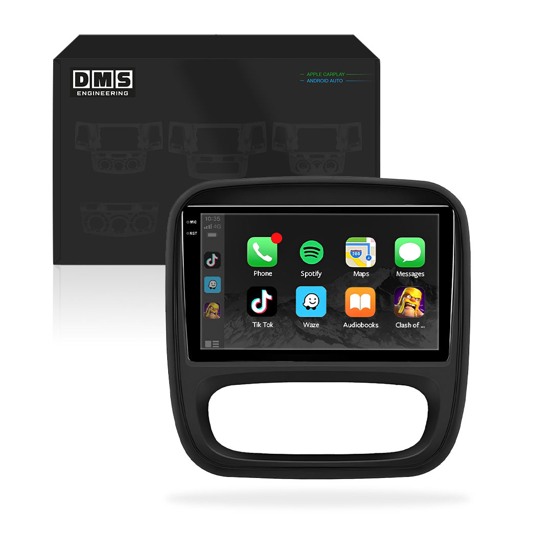 Renault Traffic X82 (2014 - 2021) 9" Wireless Android 13 Touchscreen Stereo for Apple CarPlay / Android Auto