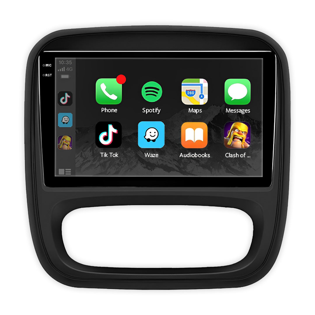 Renault Traffic X82 (2014 - 2021) 9" Wireless Android 13 Touchscreen Stereo for Apple CarPlay / Android Auto
