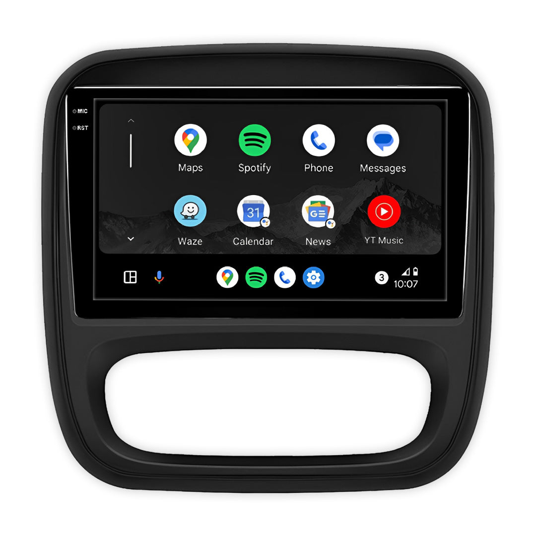 Renault Traffic X82 (2014 - 2021) 9" Wireless Android 13 Touchscreen Stereo for Apple CarPlay / Android Auto