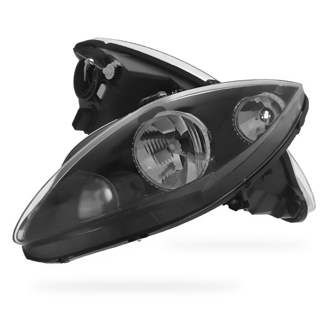 Seat Leon 1P Black Headlights 2005 - 2009 OEM-Style Aftermarket Left & Right