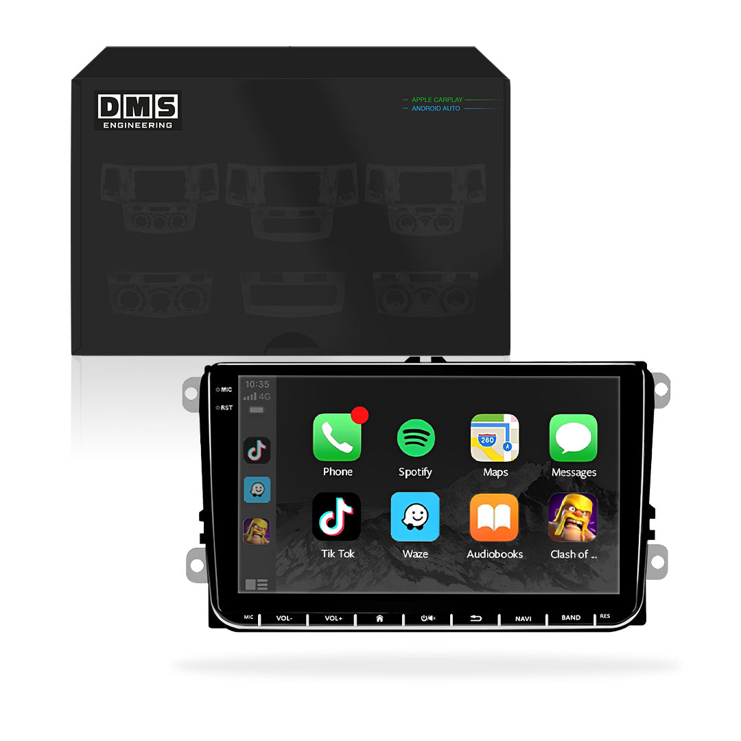Skoda Fabia 5J (2007 - 2014) 9" Wireless Android 13 Touchscreen Stereo for Apple CarPlay / Android Auto