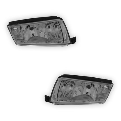 Skoda Fabia Chrome Headlights 2000 - 2007 OEM-Style Aftermarket Left & Right