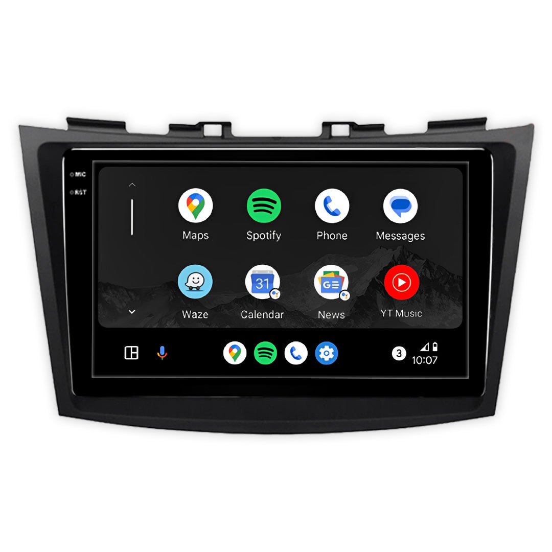 Suzuki Swift FZ (2012 - 2016) 9" Wireless Android 13 Touchscreen Stereo for Apple CarPlay / Android Auto
