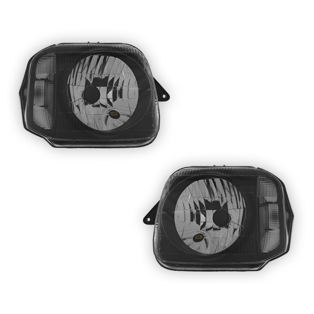 Suzuki Jimny Black Headlights 1998 - 2018 OEM-Style Aftermarket Left & Right