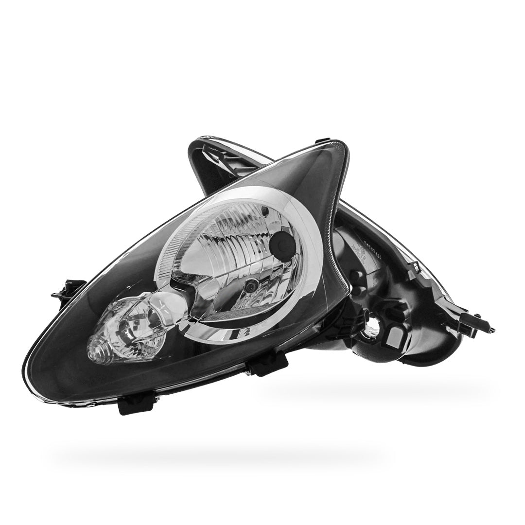 Toyota Aygo Black Headlights 2005 - 2015 OEM-Style Aftermarket Left & Right