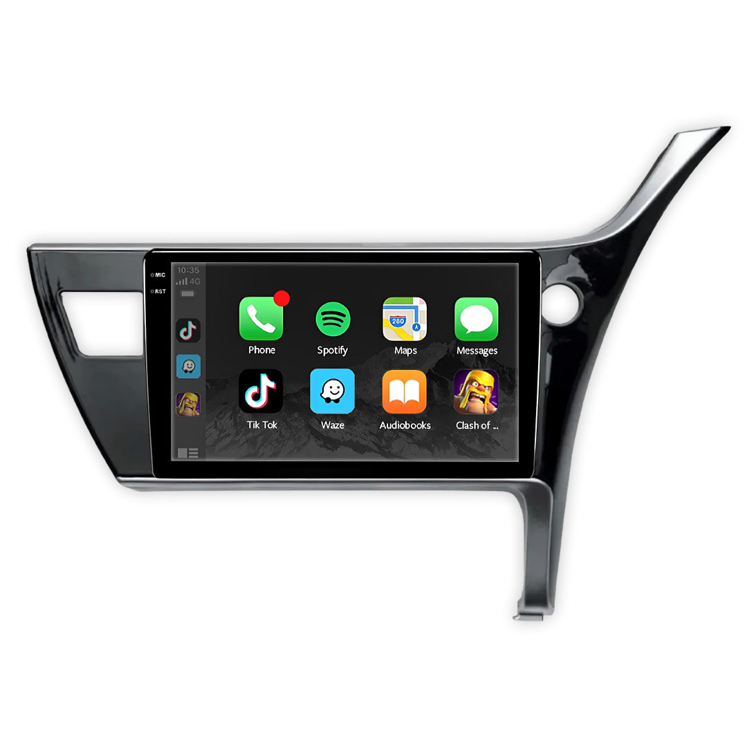 Toyota Corolla E160 / E170 / E180 Hatchback (2015 - 2018) 9" Wireless Android 13 Head Unit for Apple CarPlay / Android Auto