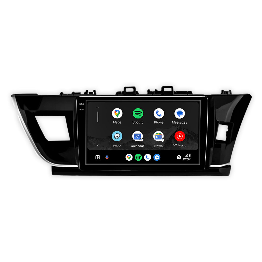 Toyota Corolla E160 / E170 / E180 Sedan (2013 - 2016) 10.1" Wireless Android 13 Head Unit for Apple CarPlay / Android Auto