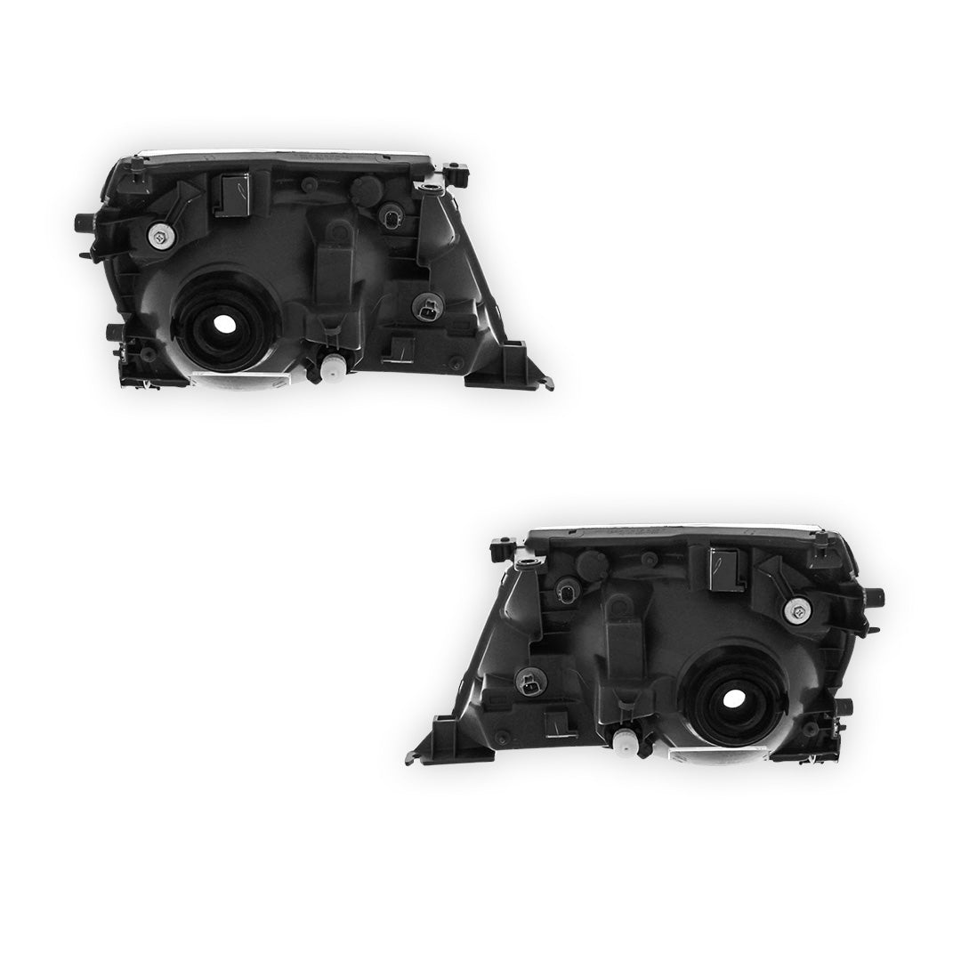 Toyota Hi-Ace Chrome Headlights 2006 - 2012 OEM-Style Aftermarket Left & Right