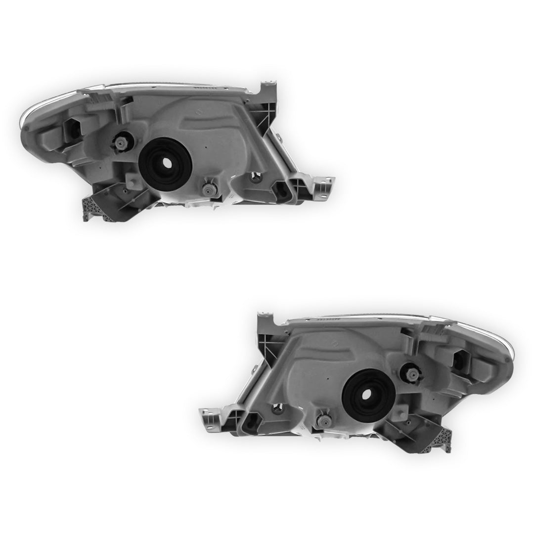 Toyota Hi-Lux Chrome Headlights 2005 - 2010 OEM-Style Aftermarket Left & Right