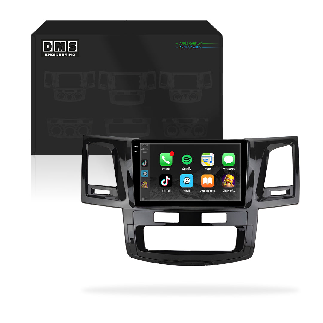 Toyota HiLux N70 (2005 - 2014) 9" Wireless Android 13 Head Unit for Apple CarPlay / Android Auto