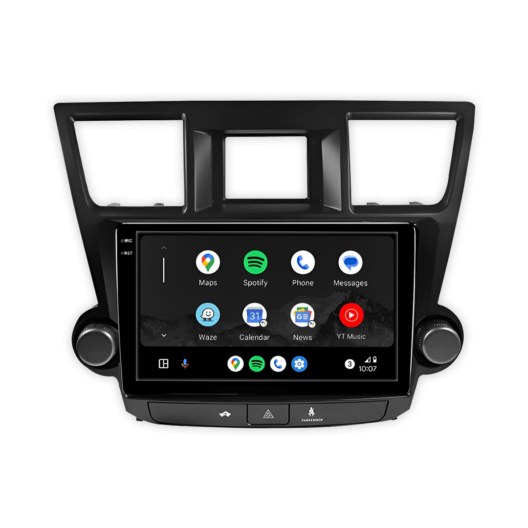 Toyota Kluger XU40 (2007 - 2013) 10.1" Wireless Android 13 Touchscreen Stereo for Apple CarPlay / Android Auto