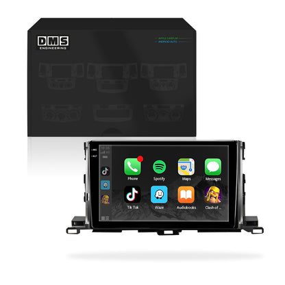 Toyota Kluger XU50 (2014 - 2019) 10" Wireless Android 15 Touchscreen Stereo for Apple CarPlay / Android Auto