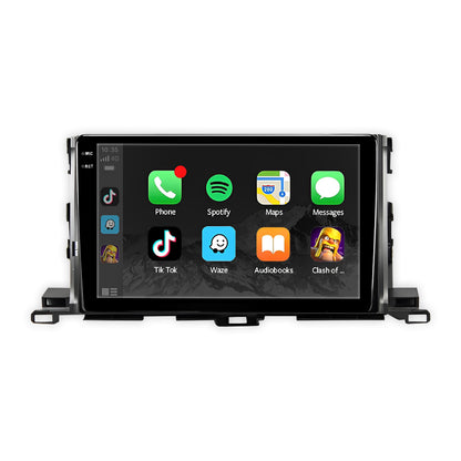 Toyota Kluger XU50 (2014 - 2019) 10" Wireless Android 15 Touchscreen Stereo for Apple CarPlay / Android Auto