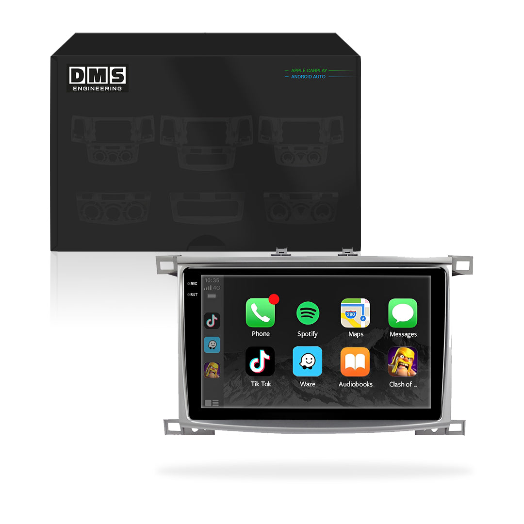 Toyota LandCruiser 100 Series (1999 - 2006) 9" Wireless Android 13 Head Unit for Apple CarPlay / Android Auto