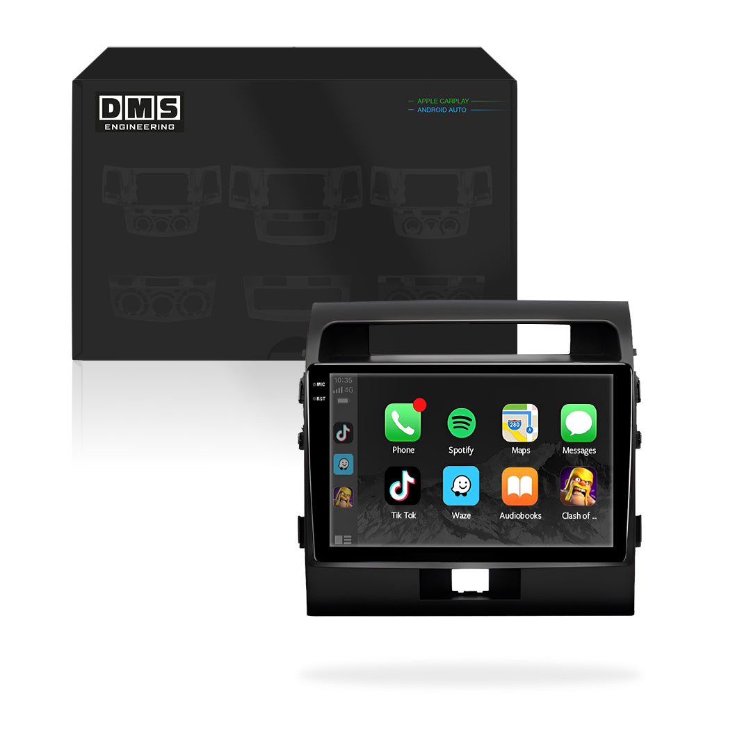 Toyota LandCruiser 200 Series (2007 - 2015) 9" Wireless Android 13 Touchscreen Stereo for Apple CarPlay / Android Auto